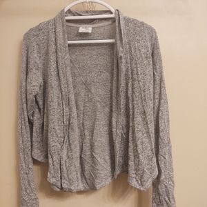 Gray cardigan
